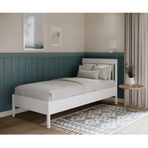 Кровать односпальная Илекса 90x200 (белый)