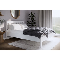 Кровать двуспальная Илекса 140x200 (белый)