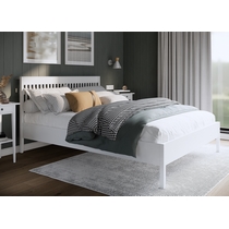 Кровать двуспальная Илекса 160x200 (белый)