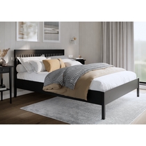 Кровать двуспальная Илекса 160x200 (черный)