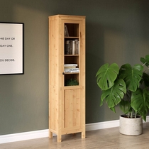 Шкаф-витрина Кымор стекло, панель 49х198х37 (светло-коричневый)