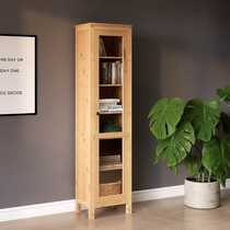 Шкаф-витрина Кымор стекло 49х198х37 (светло-коричневый)