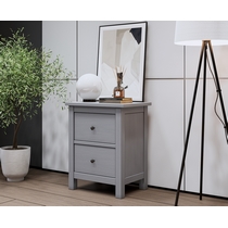 Комод Кымор 2 ящика 54х66х38 (серый)