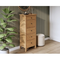 Комод Кымор 5 ящиков 58х131х40 (светло-коричневый)