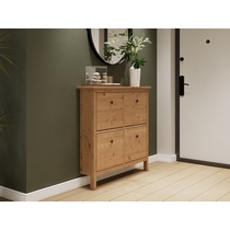 Тумба для обуви Кымор 106х101х22 (светло-коричневый)