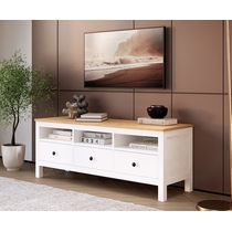 ТВ-тумба Кымор 183х57х47 (белый, светло-коричневый)