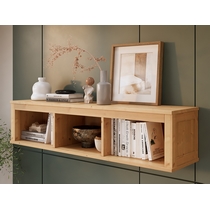 Полка навесная Кымор 183х34х37 (светло-коричневый)