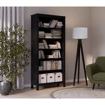 Стеллаж Кымор 90х198х37 (черный)