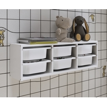 Полка навесная Сынод 93х30х21 (белый)