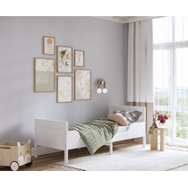 Кровать раздвижная Коч 80х200 (белый)