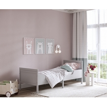 Кровать раздвижная Коч 80х200 (светло-серый)