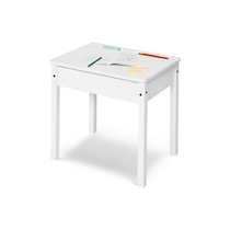 Стол-парта детская с откидной крышкой Коч 60х45 (белый)