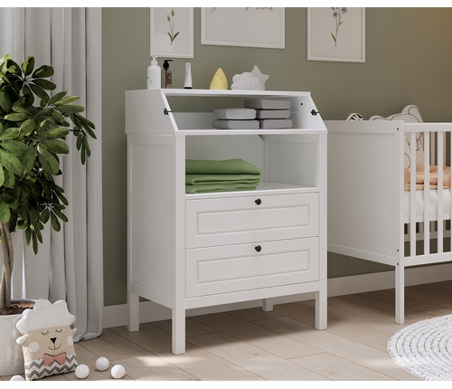 Комод-стол пеленальный Коч 78х108х50 (белый)