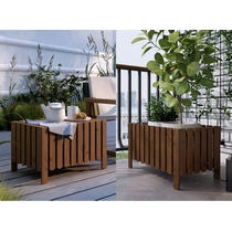 Кашпо-трансформер Выльгорт 63х38х40 (темно-коричневый)