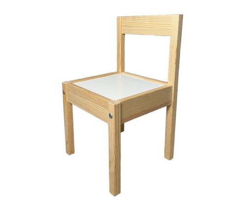 Стул детский Корпи 29х51х29 (без отделки, белый)