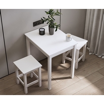 Обеденный комплект - стол Шонди и 2 табурета Одра (белый)