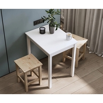 Обеденный комплект - стол Шонди и 2 табурета Одра (белый, сосна)