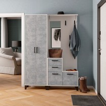Прихожая Витра центральная секция и шкаф (белый, ателье светлое)
