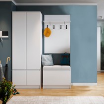 Прихожая Мэнкс центральная секция и шкаф (белый)