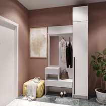 Комплект Бостон прихожая В1 и пенал П-400 с антресолью А400 (белый)