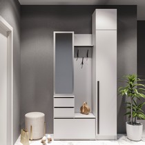 Комплект Бостон прихожая В2 и пенал П-400 с антресолью А400 (белый)