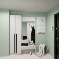 Комплект Бостон прихожая В1 и шкаф Ш-600 (белый)