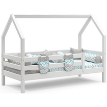 Кровать-домик Соня (белый полупрозрачный)