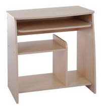 Компьютерный стол с выдвижными выдвижной полкой Кроха дуб млечный