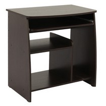 Компьютерный стол с выдвижной полкой для клавиатуры Кроха (венге)