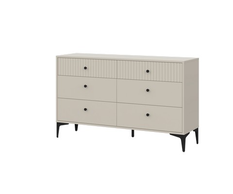 Комод 6-ящиков MOON КМ-3.1 (кашемир)