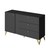 Комод КД-3 RENO (черный)