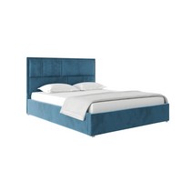 Кровать MADISON 180х200 велюр (синий)