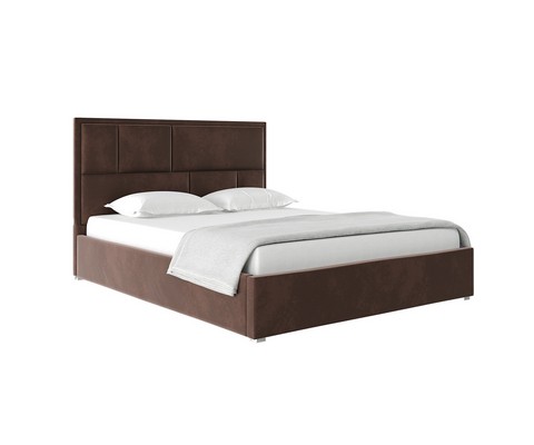 Кровать MADISON 180х200 велюр (шоколад)