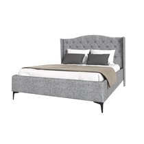 Кровать TANGO 180х200 рогожка (серый)