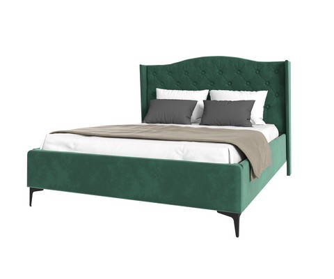 Кровать TANGO 180х200 велюр (зеленый)