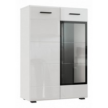 Тумба-витрина Gloss (2 дверцы, 4 полки)