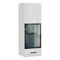 Тумба-витрина Gloss-2 (1 дверца, 2 полки)