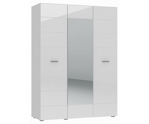 Шкаф трехдверный платяной Gloss (белый)