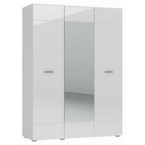 Шкаф трехдверный платяной Gloss (белый)