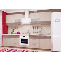 Кухня модульная Николь 7 (ясень шимо светлый/ясень шимо темный)