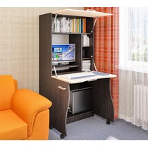 Стол компьютерный трансформер СК-49 (дуб венге/дуб молочный)