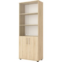 Шкаф для документов со стеклом А-13 (дуб сонома)