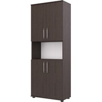 Шкаф для документов закрытый с нишей А-17 (дуб венге)