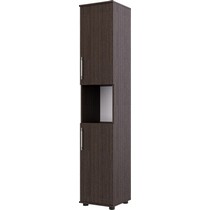 Шкаф бухгалтерский с дверцами и нишей А-35 (дуб венге)