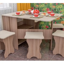 Стол-тумба СТ-5 (ясень шимо светлый/ясень шимо темный)