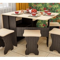 Стол-тумба СТ-5 (дуб молочный/дуб венге)