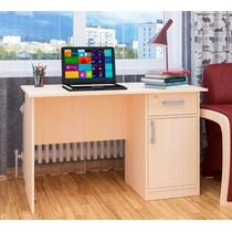 Стол однотумбовый письменный с замком Фронда-3 (дуб молочный)