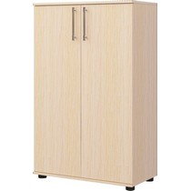 Шкаф для документов закрытый низкий А-26 (дуб молочный)
