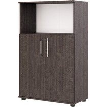 Шкаф для документов полузакрытый низкий А-29 (дуб венге)