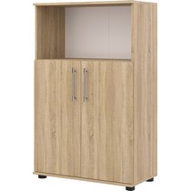 Шкаф для документов полузакрытый низкий А-29 (дуб сонома)